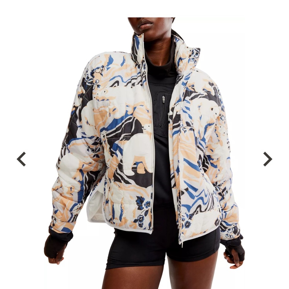 Free People FP Movement Pippa Printed Packable Puffer - Picture 3 of 6